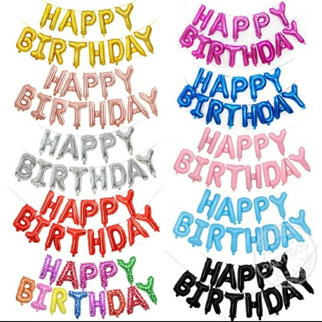 Foil Balloon - Happy Birthday